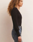 Black Rylen Long Sleeve Top