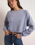 Crop Out Sweatshirt - Stormy