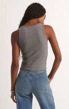 Load image into Gallery viewer, Essy Ribbed Tank- Classic Heather Grey