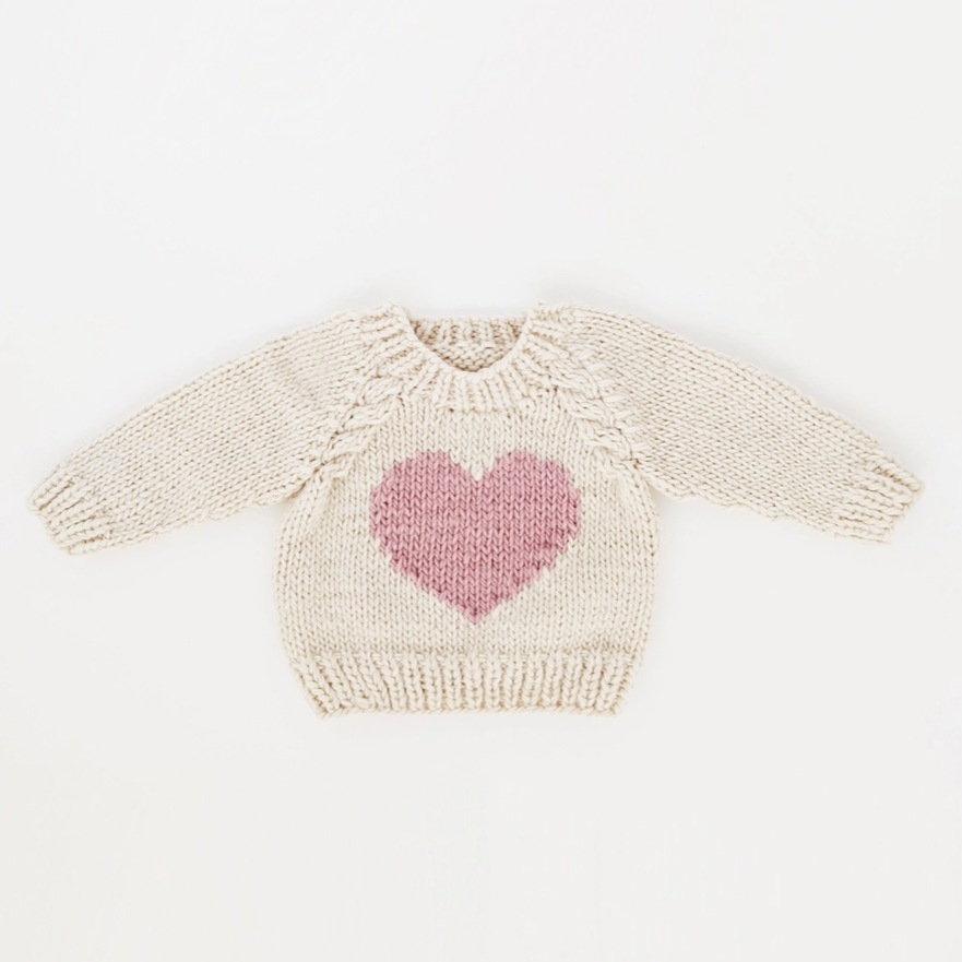 Sweetheart Crew Neck Sweater