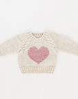 Sweetheart Crew Neck Sweater