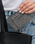 Afina Hounstooth Card Holder Black/White