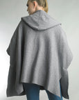 Side Button Poncho