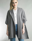 Side Button Poncho