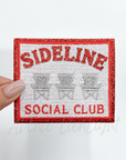 Sideline Social Club Patch Red