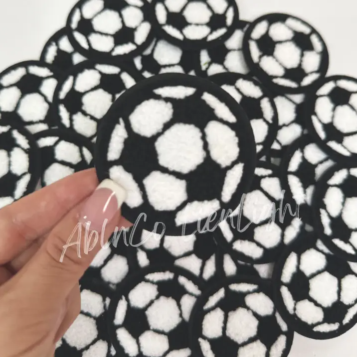 Soccer Ball Chenille Patch