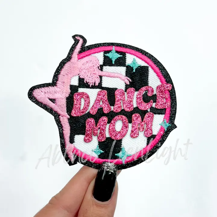 Dance Mom Glitter Patch