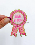 Snarky Ribbon Patch Bad Bitch