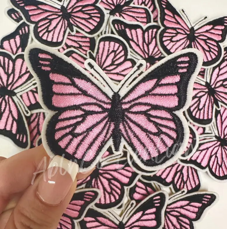 Pink Butterfly Patch