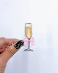 Dainty Cocktail Glass Patch Champagne