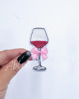 Dainty Cocktail Glass Patch Red Wine