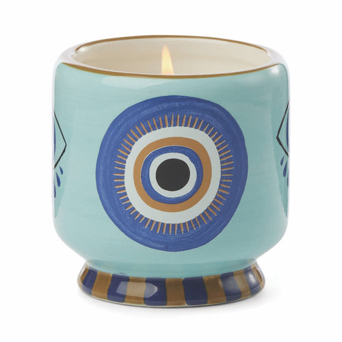 8oz Eye Ceramic Candle - Incense & Smoke