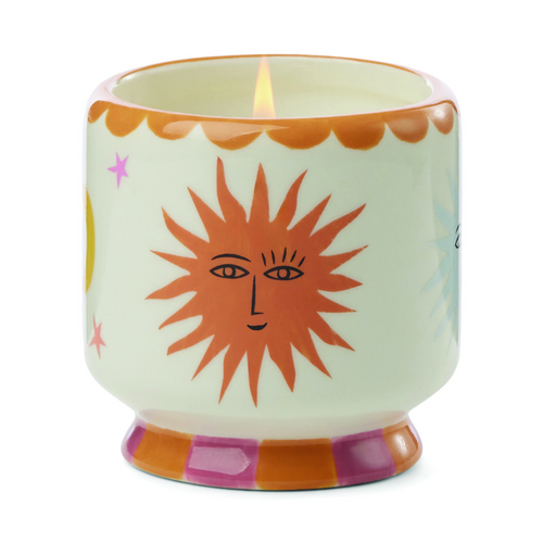8oz Sun Ceramic Candle - Orange Blossom