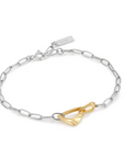 Silver Arrow Link Chunky Chain Bracelet