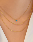 Lab Created Turquoise Necklace