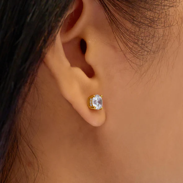 Just You Solitaire Stude Earrings