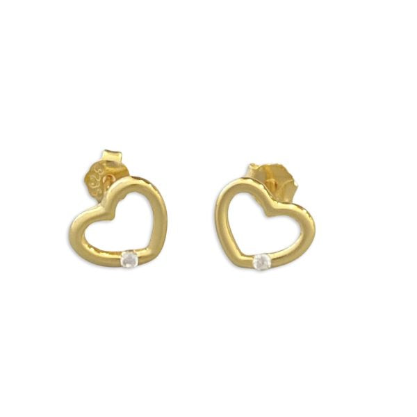 Ear Stud Dainty Heart