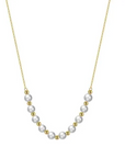 Gold Freshwater Pearl Necklace w/ Beads