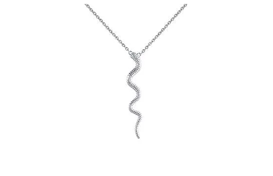 Silver Snake Necklace