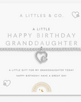 Happy Birthday Granddaughter Bracelet