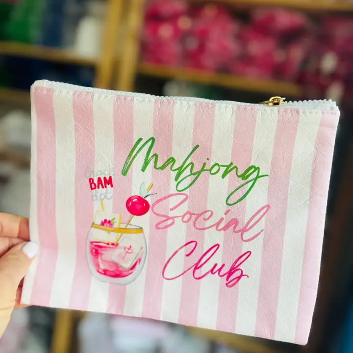 Mahjong Social Club Pouch