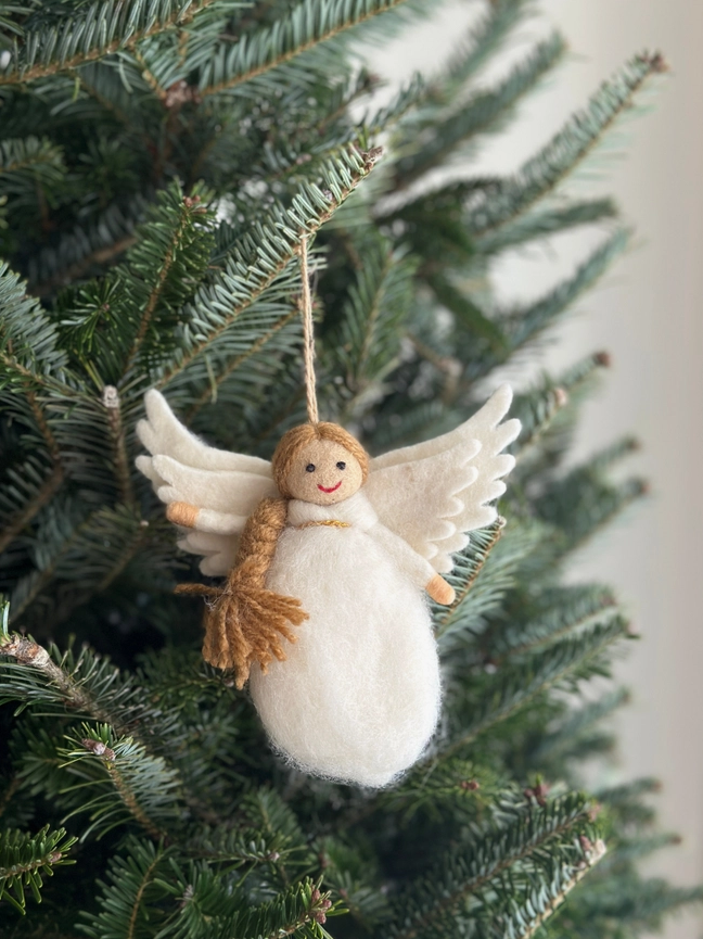 Felt Angel Christmas Ornament