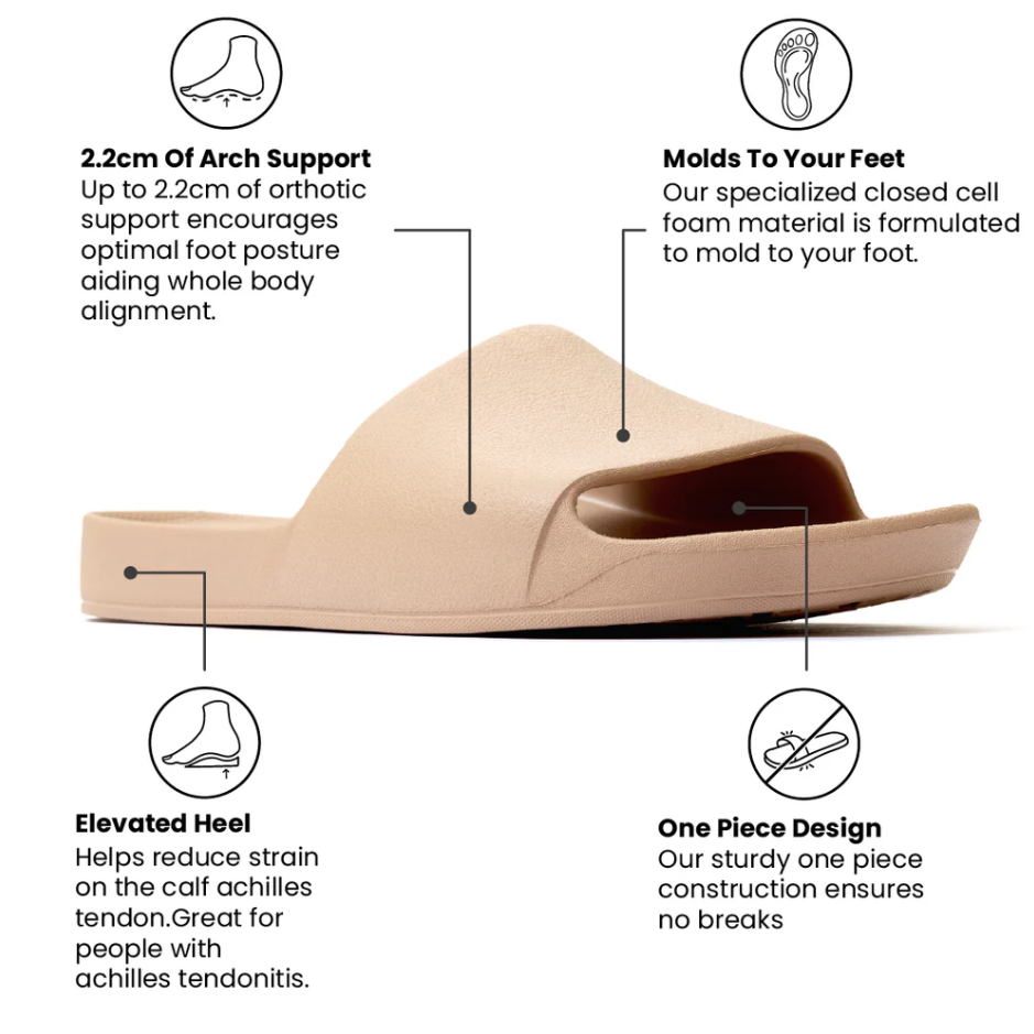 Tan Arch Support Slide