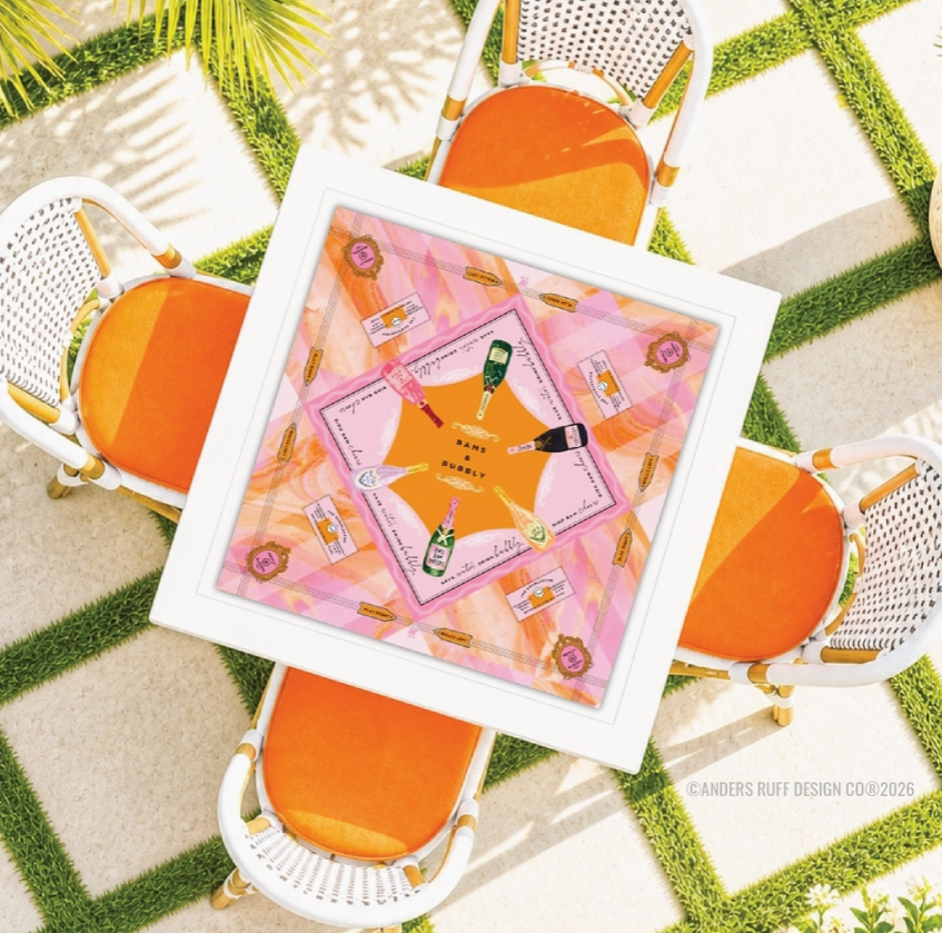 Bams &amp; Bubbly Mahjong Mat