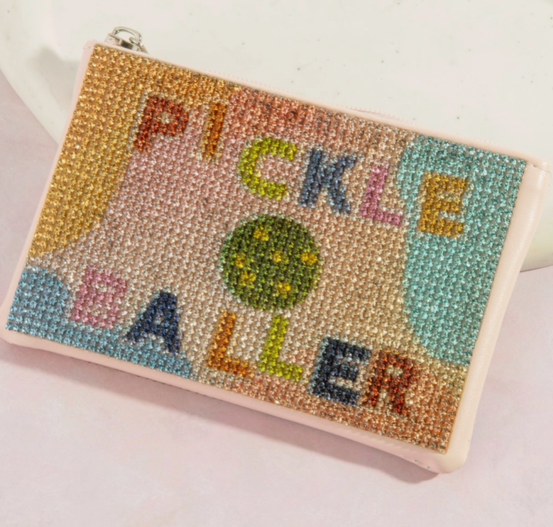 Pickle Baller Pave Coin Purse