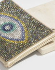 Large Evil Eye Pave Coin Purse
