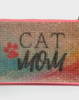 Cat Mom Pave Coin Purse