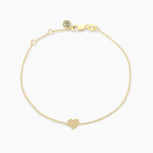 Load image into Gallery viewer, All Heart Chain Bracelet Gold