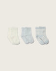 CozyChic Lite® Infant Sock Set - Blue