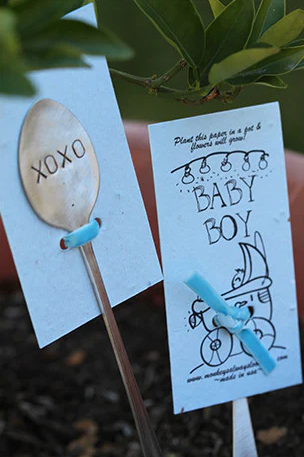 Newborn Seed Paper + Marker - L Baby Boy