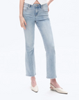 Mid Rise Boot Cut- Blue