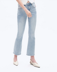 Mid Rise Boot Cut- Blue