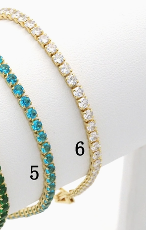 Clear CZ Tennis Bracelet