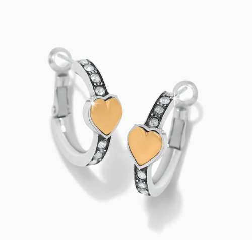 Mystery Of Love Golden Heart Hoop