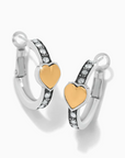 Mystery Of Love Golden Heart Hoop