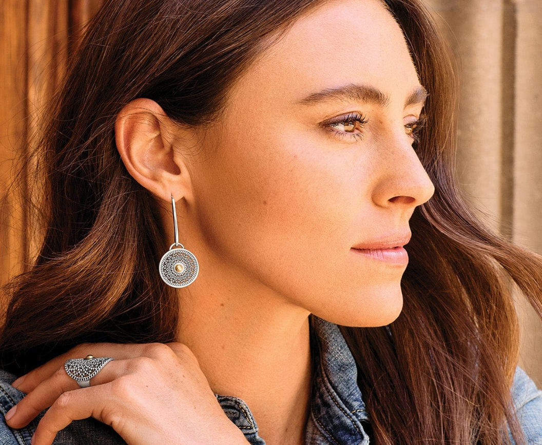 Ferrara Segreta Medallion Earrings