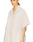 Cozy Chic Collar Poncho