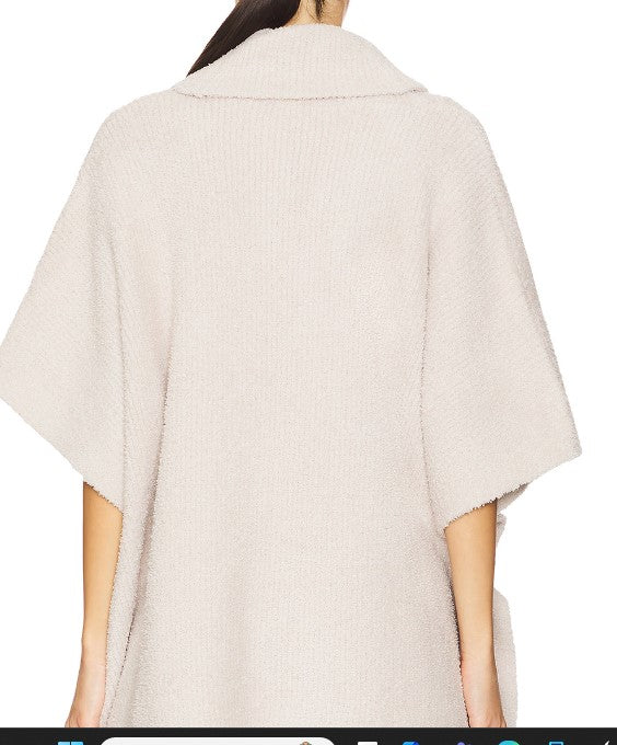 Cozy Chic Collar Poncho