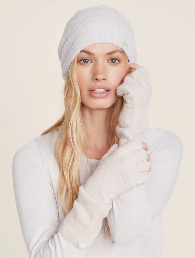 CozyChic Lite® Fingerless Gloves - Stone