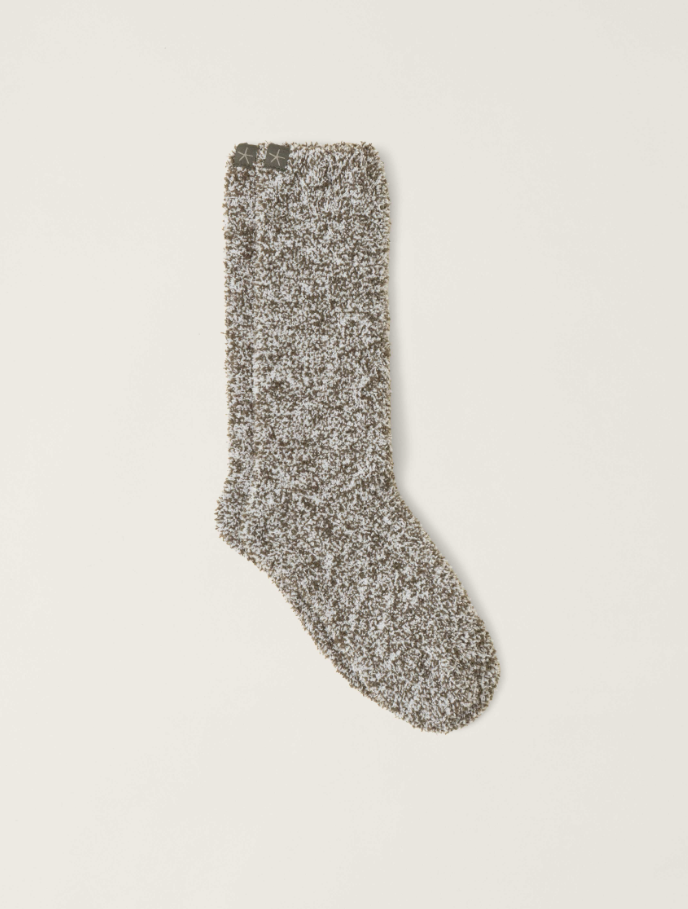 CozyChic® Heathered Socks - Olive Branch