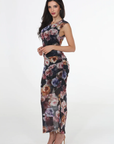 Floral Mesh Dress