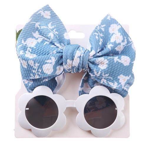 Sunglasses & Headband Set - Blue