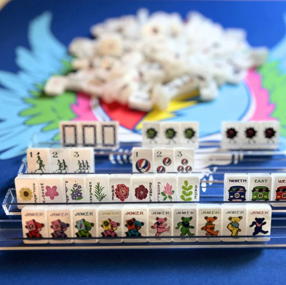 Grateful Dead Mahjong Travel Tiles Kit