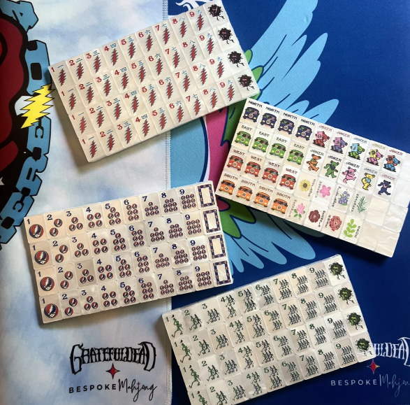 Grateful Dead Mahjong Travel Tiles Kit