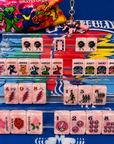 Grateful Dead Tiles - Rose Pink Pearl