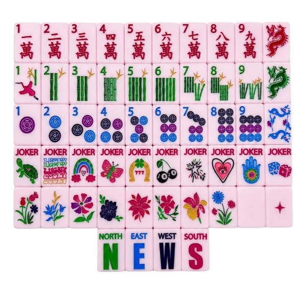 Lucky Charms Tiles - Marshmallow Pink
